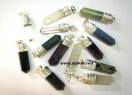 Mix Stone Cap Pencil pendants